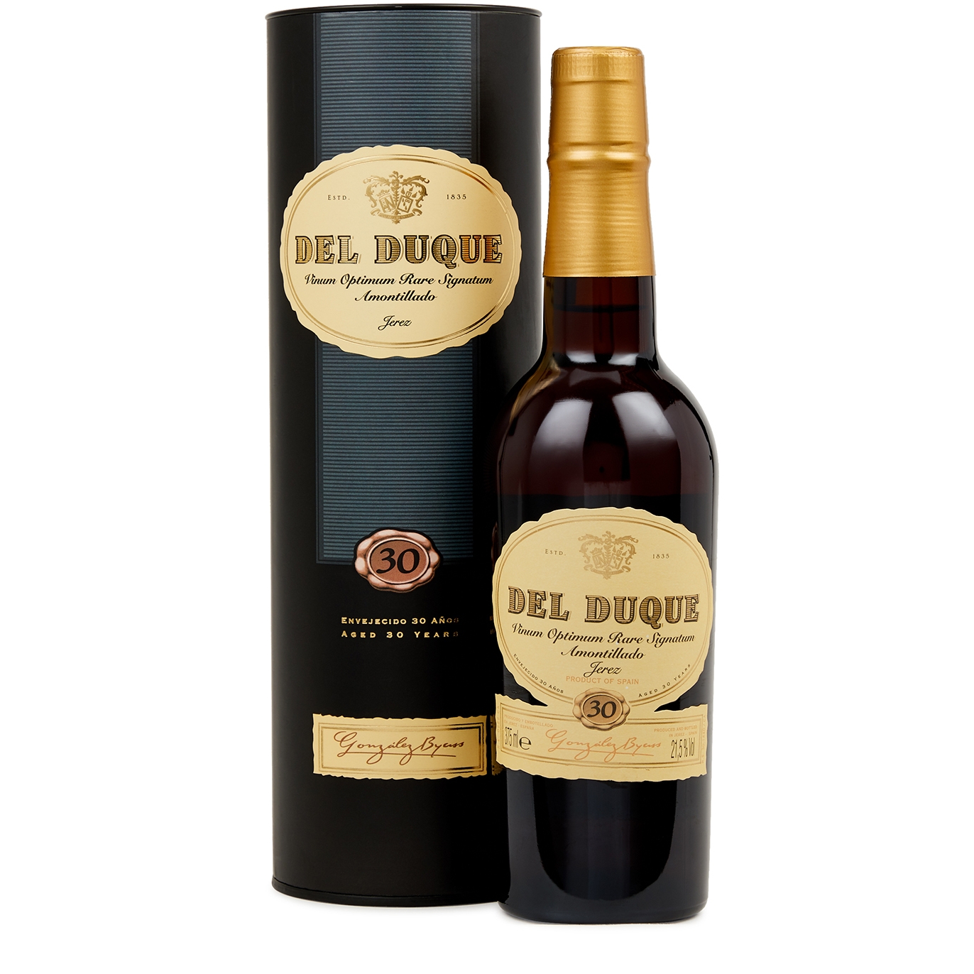 González Byass Del Duque 30 Year Old Amontillado Sherry Half Bottle 375ml Port And Fortified Wine
