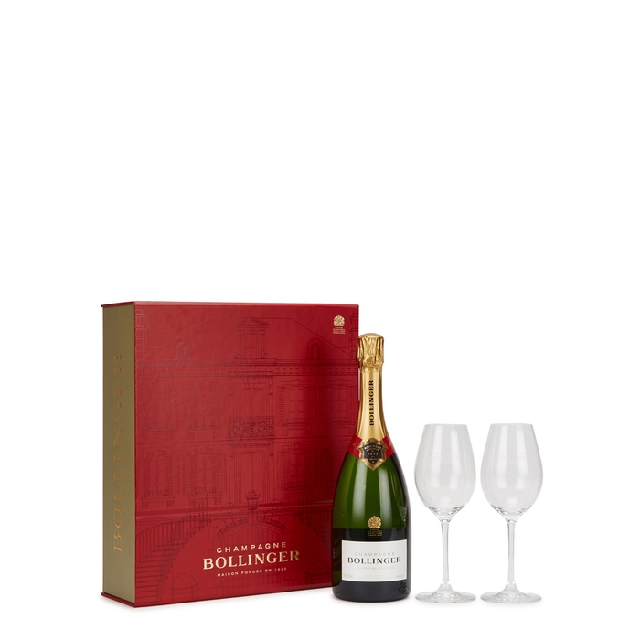 Bollinger Special Cuvée Champagne NV & Flutes Gift Set
