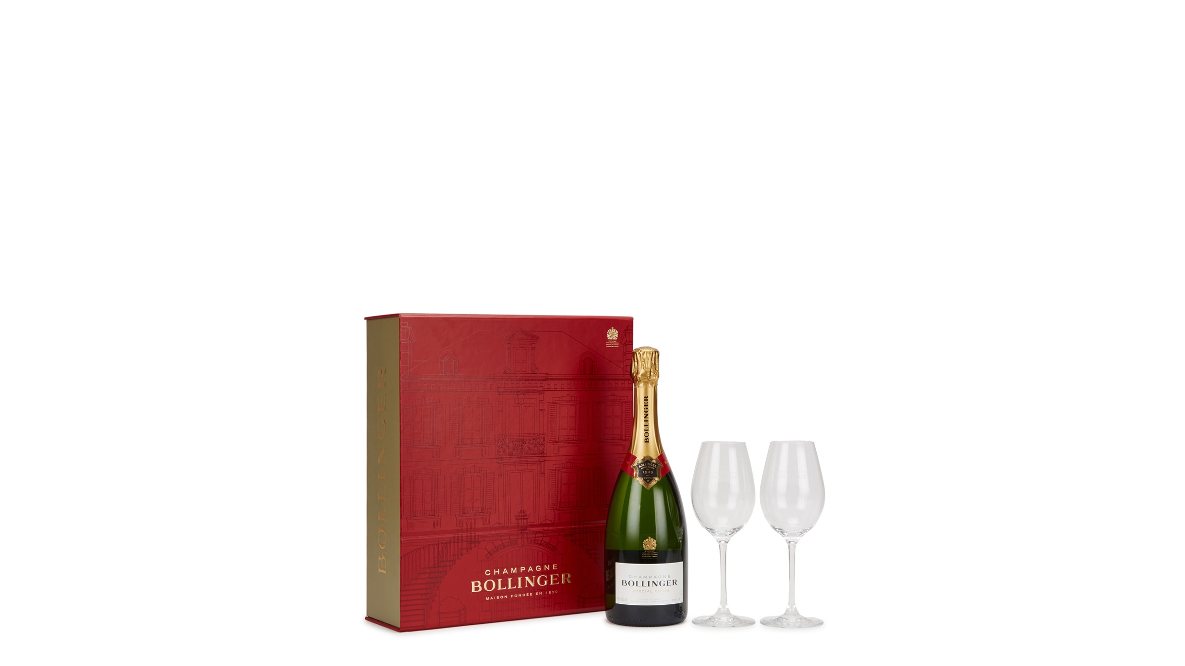 Bollinger Champagne Gift Set (2 Flutes