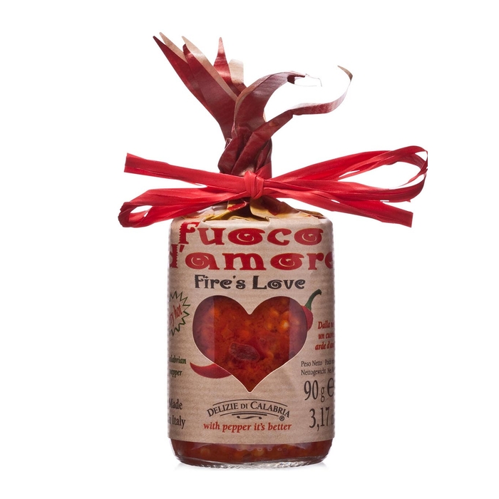 Delizie Di Calabria Fuoco D'Amore (Fire's Love) Hot Sauce 90g