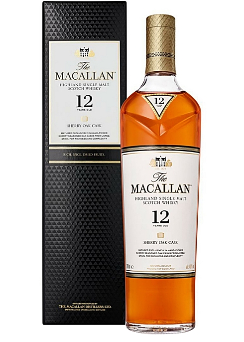 Macallan 12 Year Old Sherry Oak Single Malt Scotch Whisky Harvey Nichols