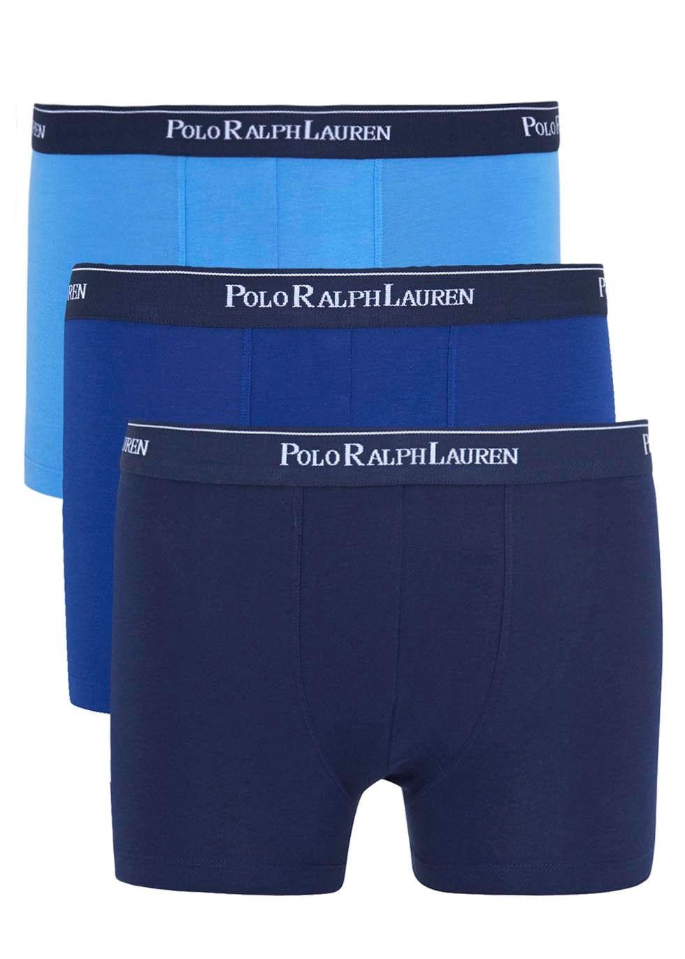 Polo Ralph Lauren Blue stretch cotton boxer briefs - set of three ...