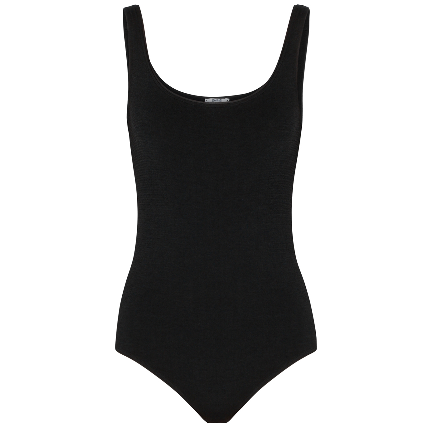 Wolford Jamaika Black Cotton-blend Bodysuit - XS