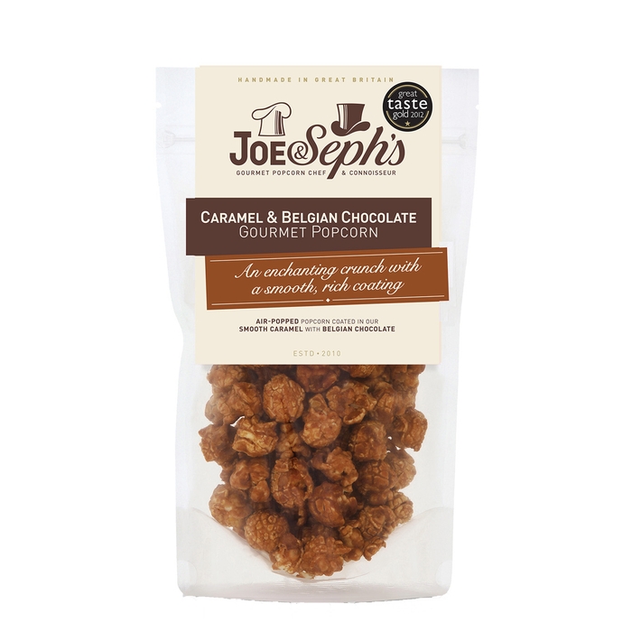 Joe & Seph's Smooth Caramel & Belgian Chocolate Popcorn 80g