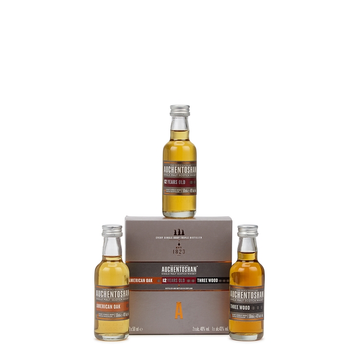 Auchentoshan Whisky Tasting Gift Pack 3 X 50ml