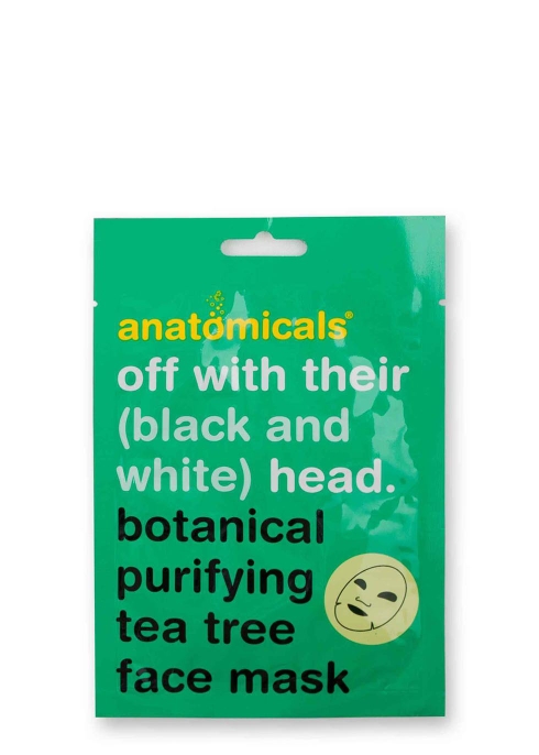 ANATOMICALS OFF WITH THEIR (BLACK AND WHITE) HEAD TEA TREE MASK,2708134