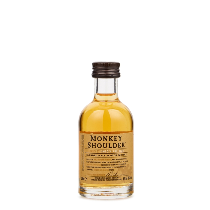Monkey Shoulder Blended Malt Scotch Whisky Miniature 50ml