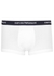 White stretch cotton boxer briefs - set of three - Emporio Armani