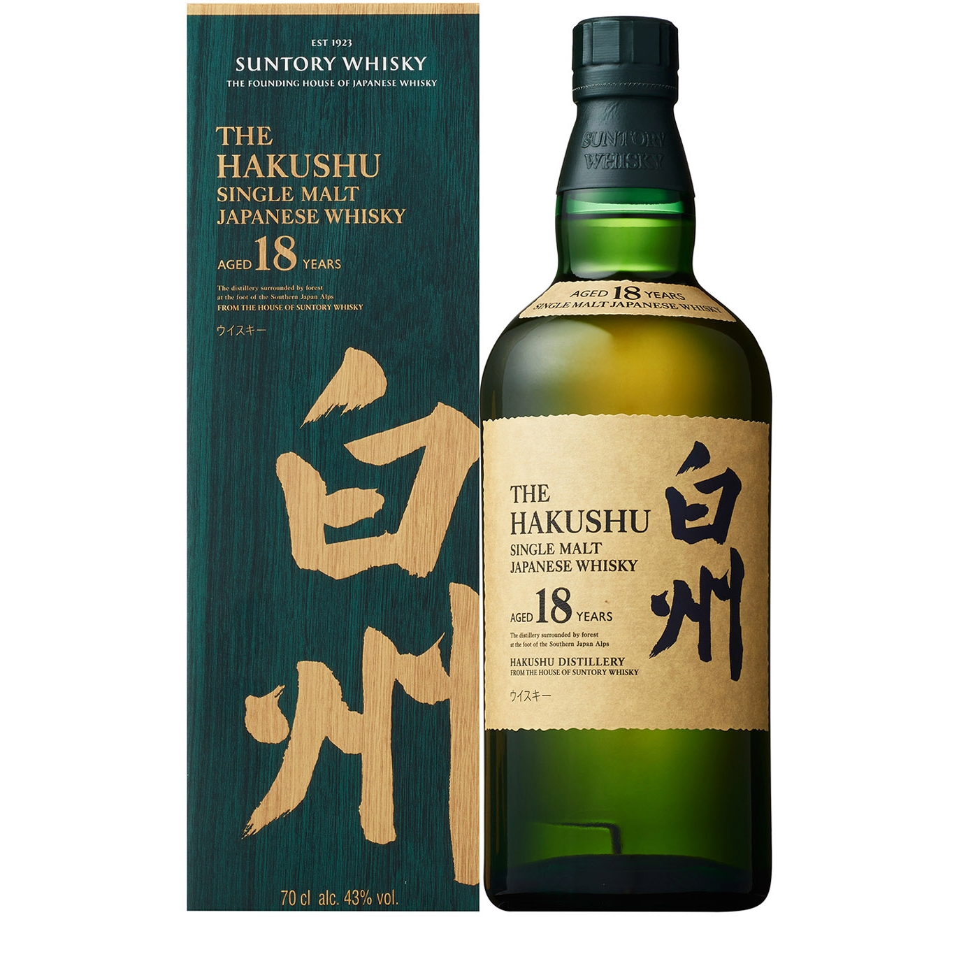 House of Suntory Hakushu 18 Year Old, Whisky, Japanese