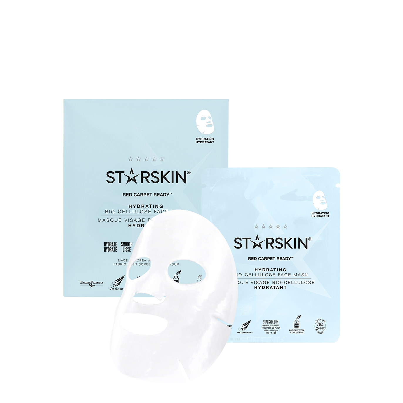 Starskin Red Carpet Ready Hydrating Bio-Cellulose Face Mask Smart