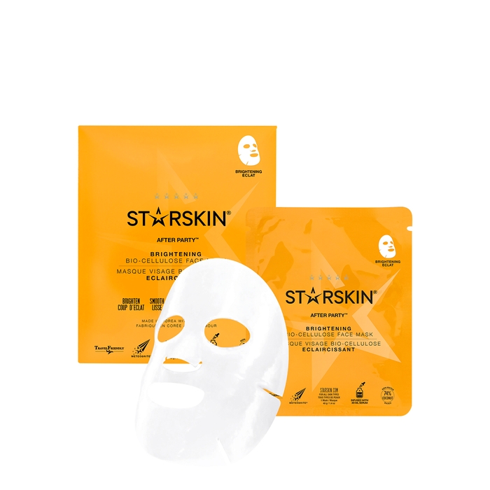 STARSKIN AFTER PARTY™ Brightening Bio-Cellulose Face Mask