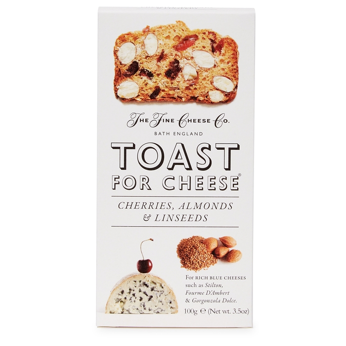 The Fine Cheese Company Toast For Cheese Cherries, Almonds & Linseeds 100g