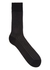 Shadow black ribbed cotton socks - Falke