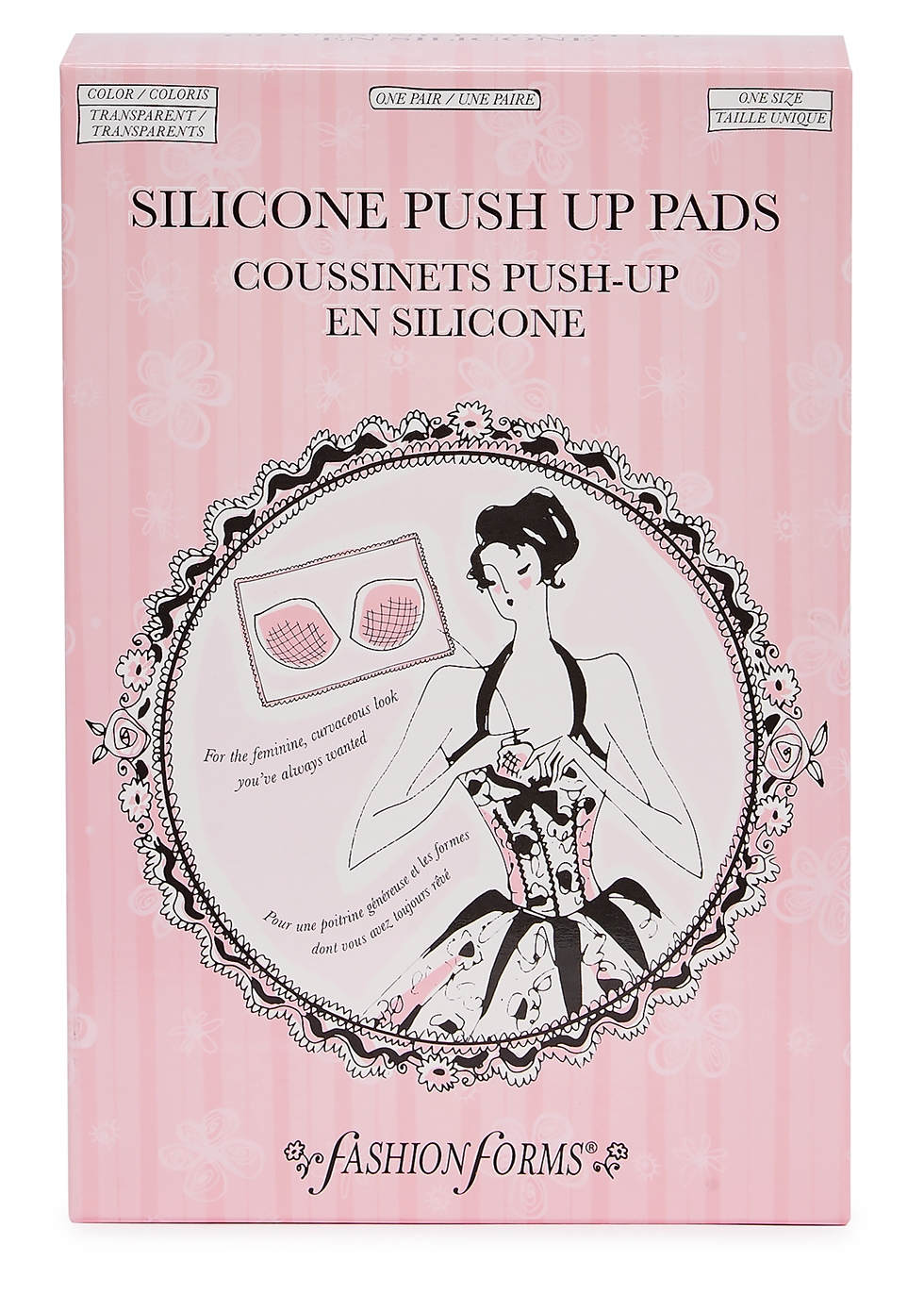 Silicone push-up pads - one pair