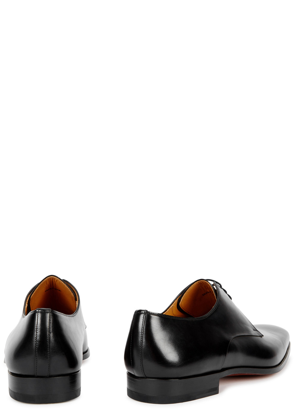 Black leather Derby shoes - Harvey Nichols