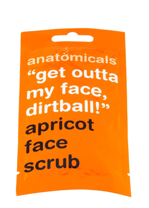 ANATOMICALS GET OUTTA MY FACE DIRTBALL APRICOT FACE SCRUB,2728319