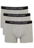 Grey stretch cotton boxer briefs - set of three - Polo Ralph Lauren