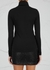 Black roll-neck jersey top - Wolford