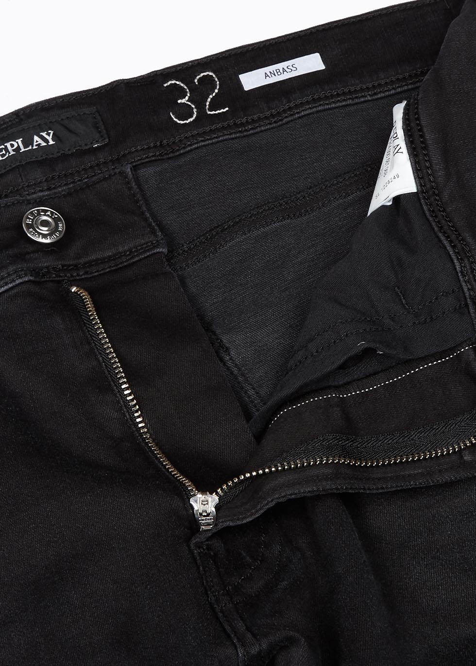 replay anbass hyperflex jeans black