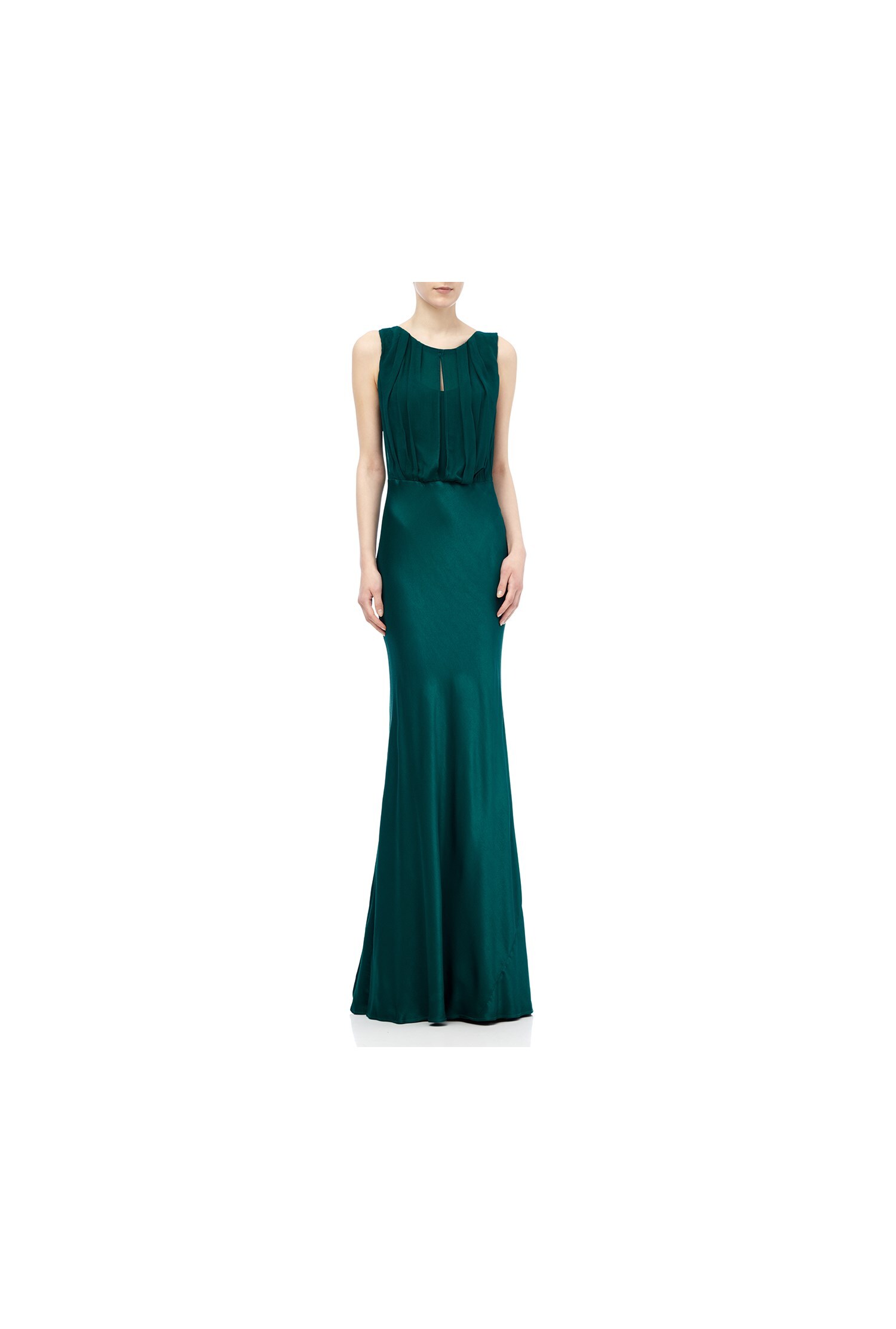 ghost claudia dress emerald