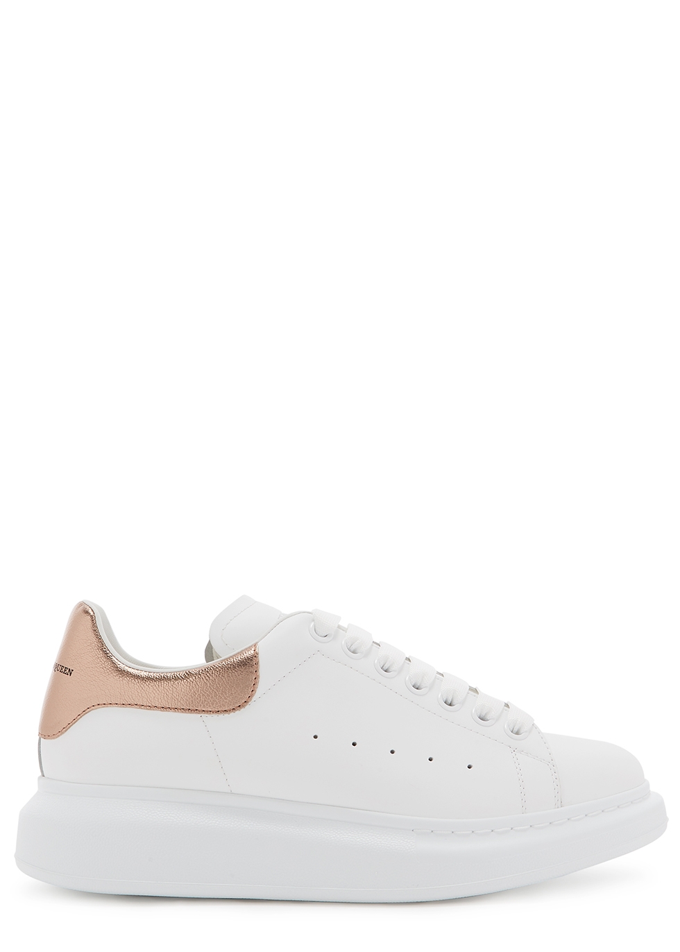 Alexander McQueen Larry white leather 