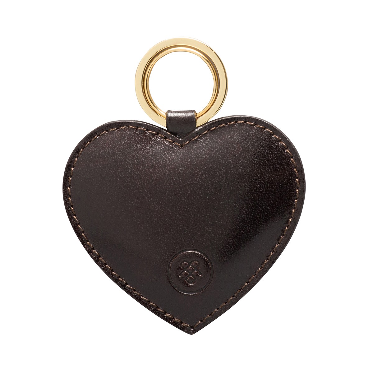 Maxwell Scott Bags Maxwell scott heart shaped premium leather key ring ...