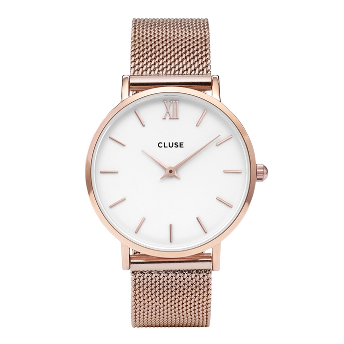 CLUSE MINUIT ROSE GOLD TONE WATCH