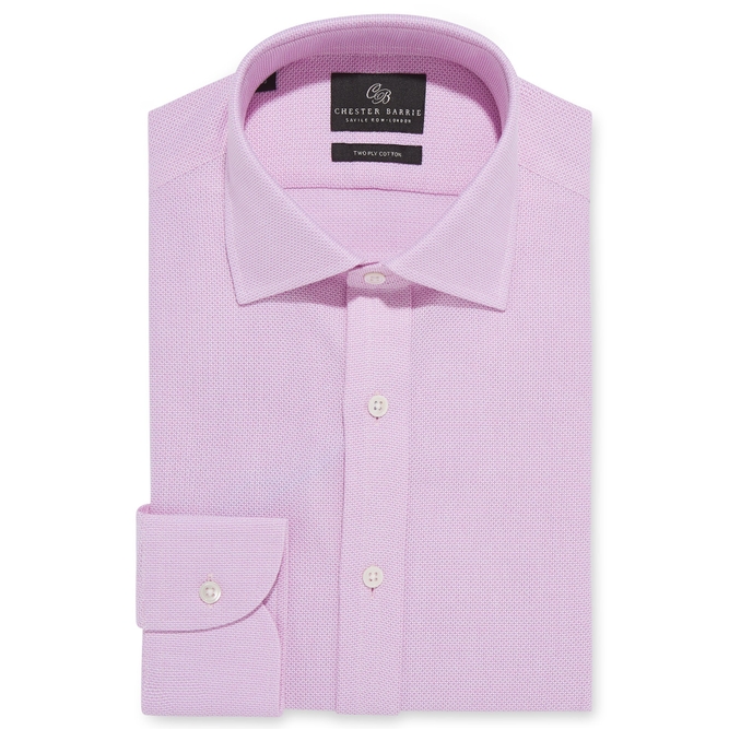 CHESTER BARRIE PINK SOFT LENO SHIRT