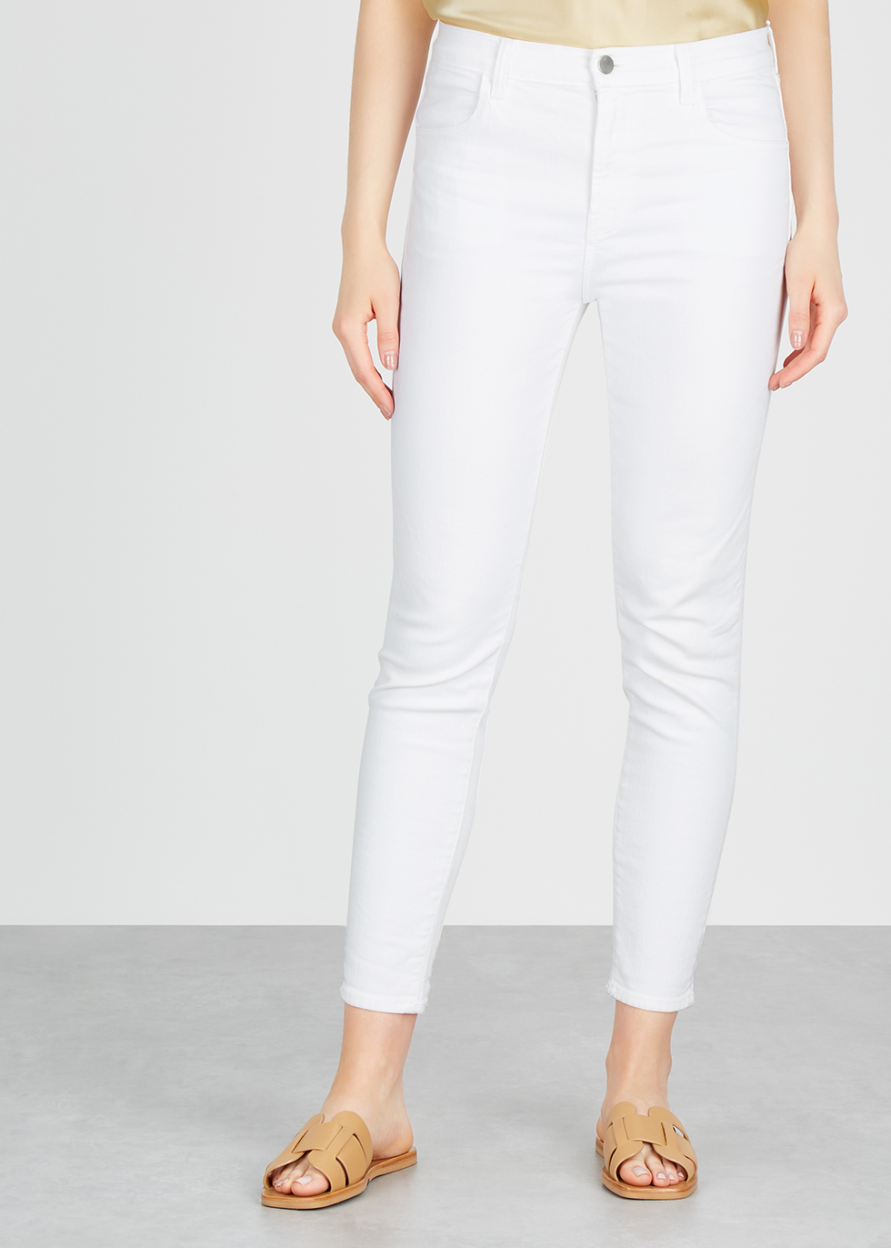 j brand jeans white