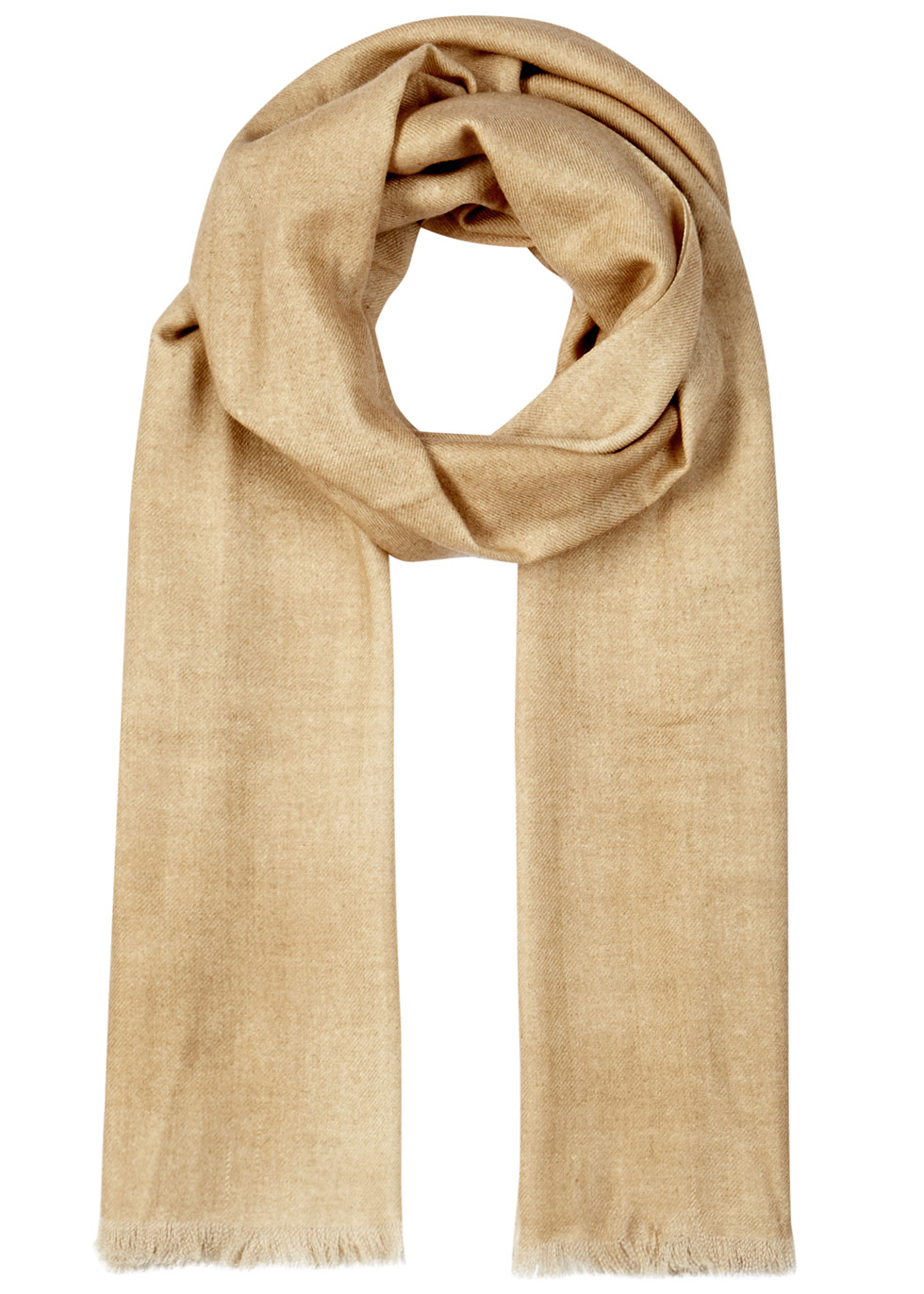 AMA Pure Sand wool scarf - Harvey Nichols