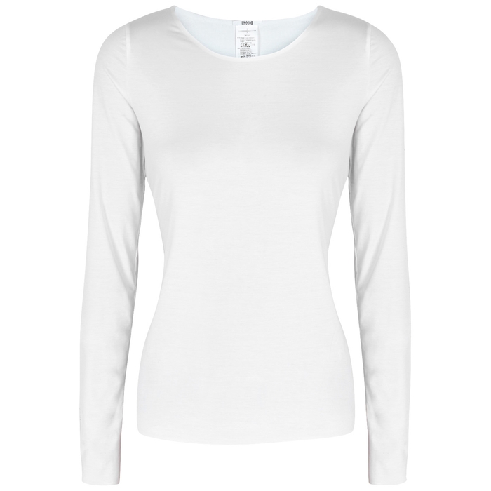 WOLFORD PURE WHITE JERSEY TOP,2517014