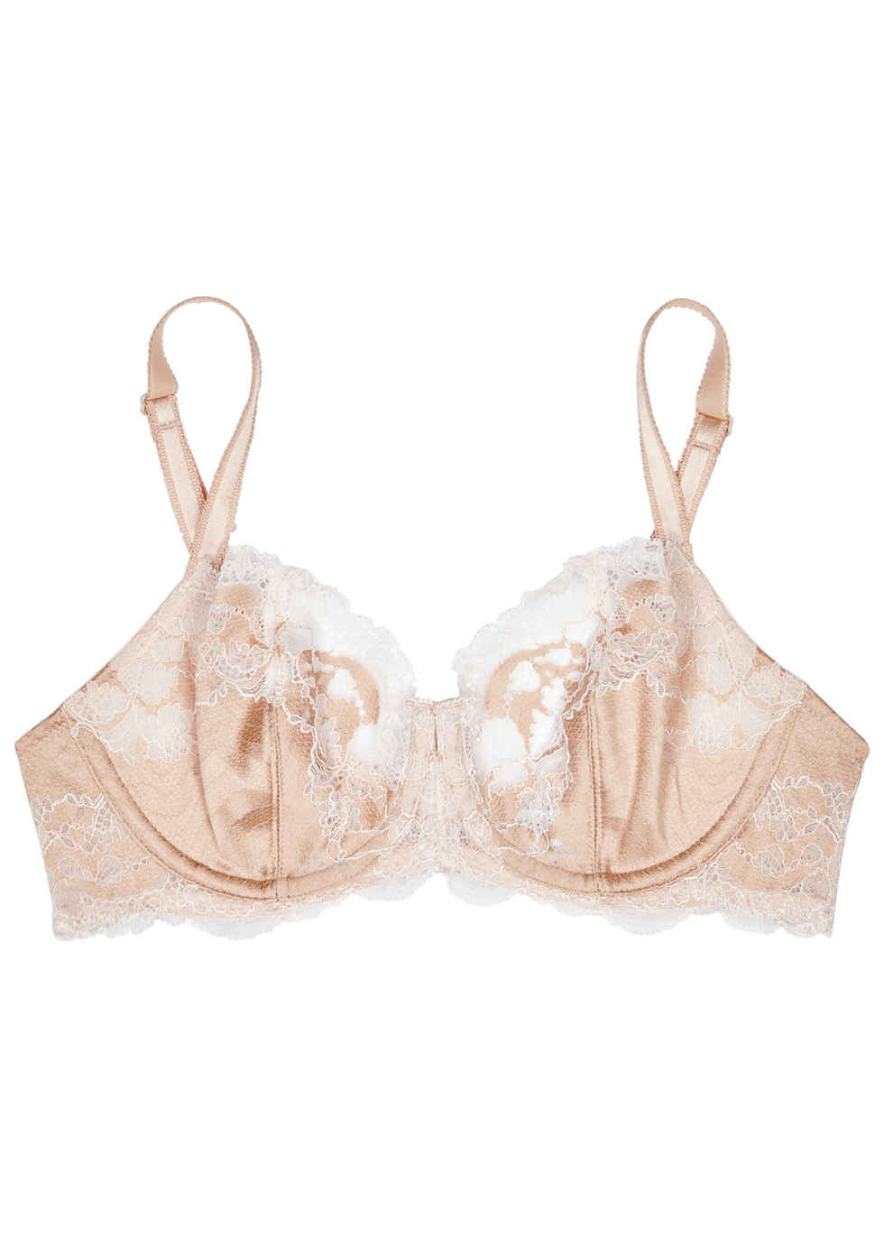 Wacoal Lace Affair blush underwired bra - Harvey Nichols