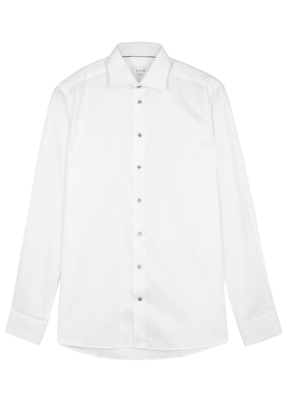 Eton White contemporary cotton twill shirt - Harvey Nichols