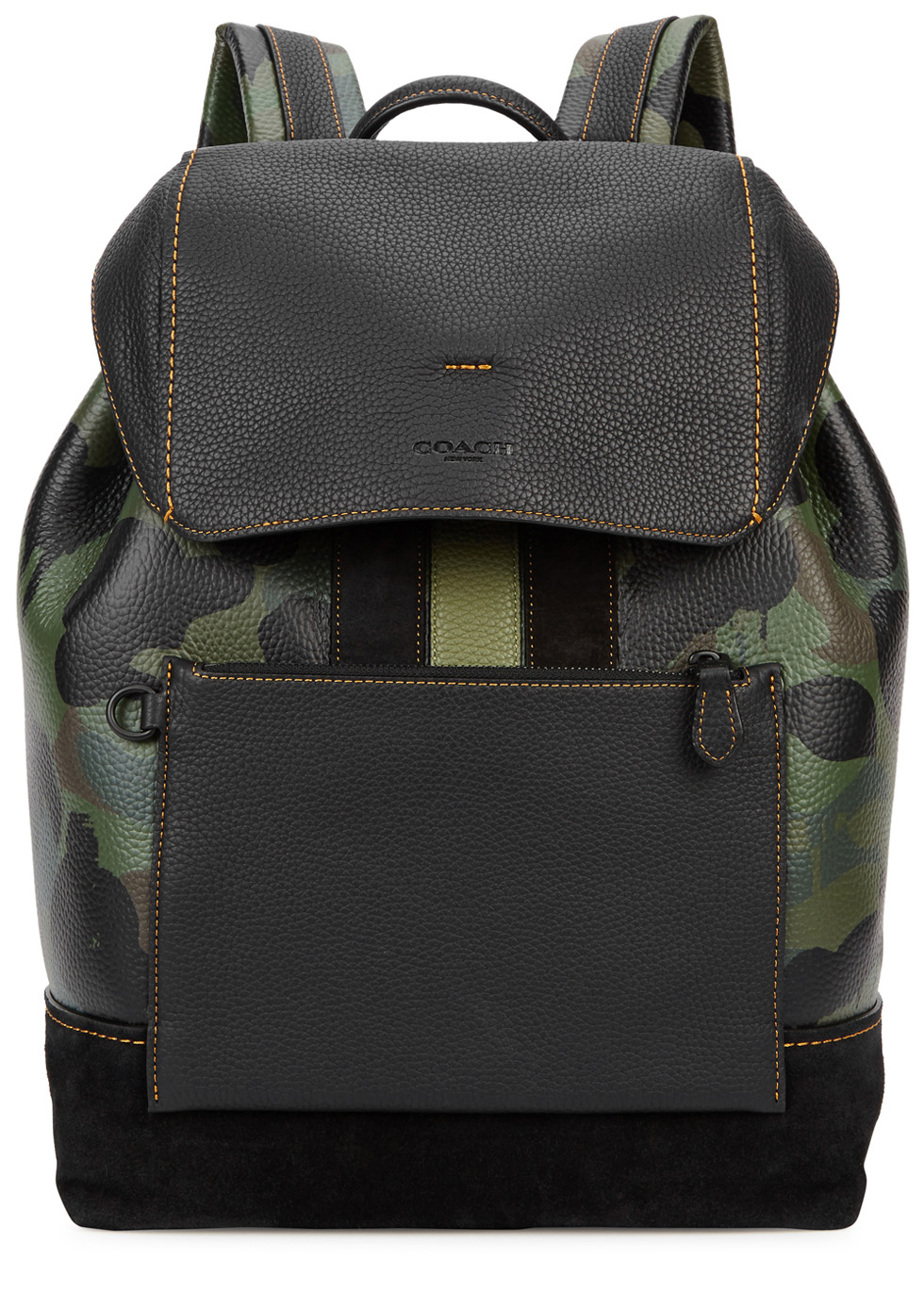 Coach Camouflage-print leather backpack - Harvey Nichols