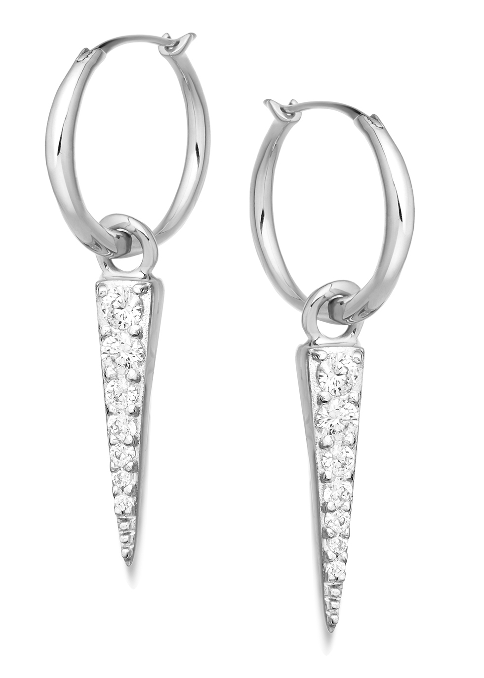 Missoma Dagger sterling silver earrings - Harvey Nichols
