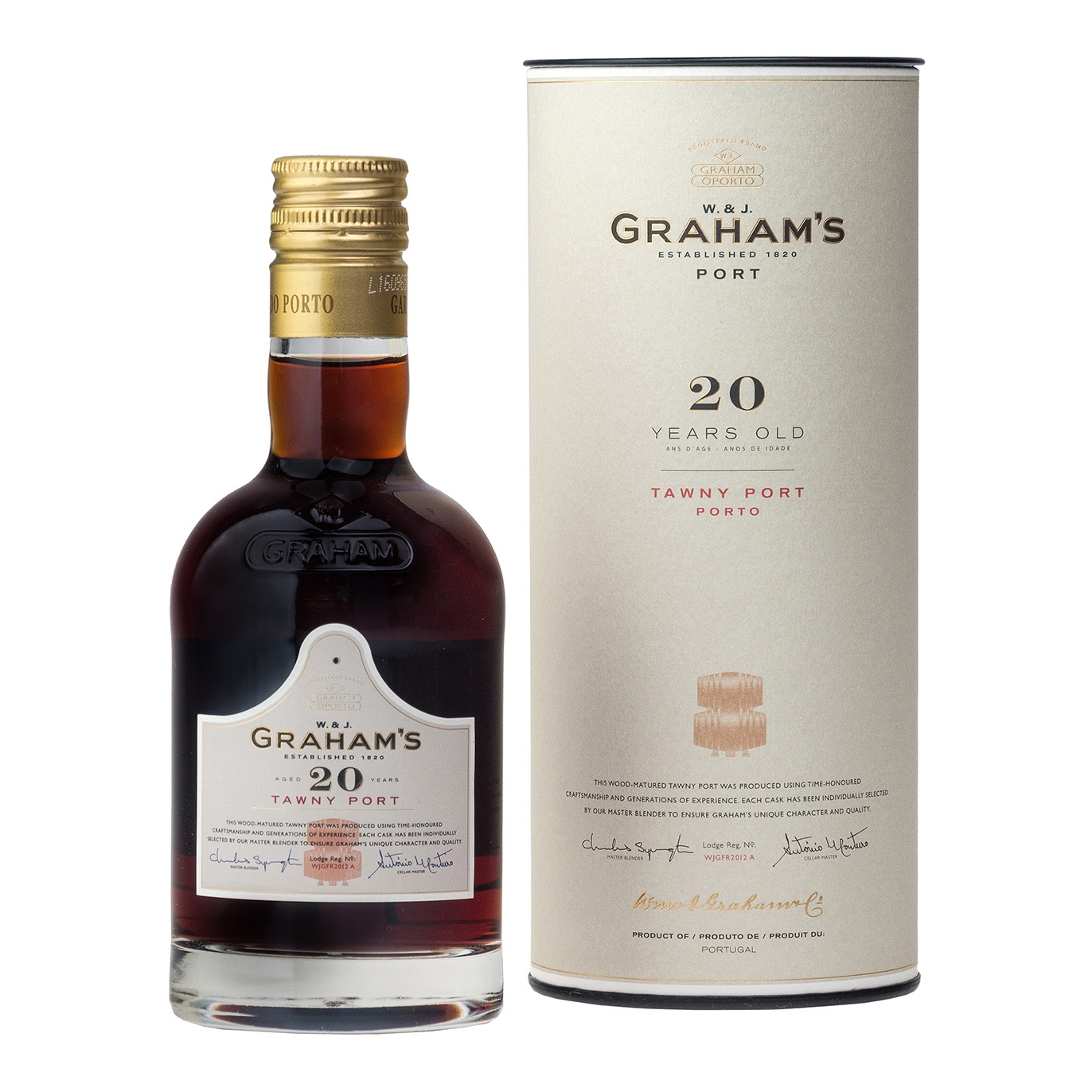 W & J Graham's 20 Years Old Tawny Port 200ml Port And Fortified Wine