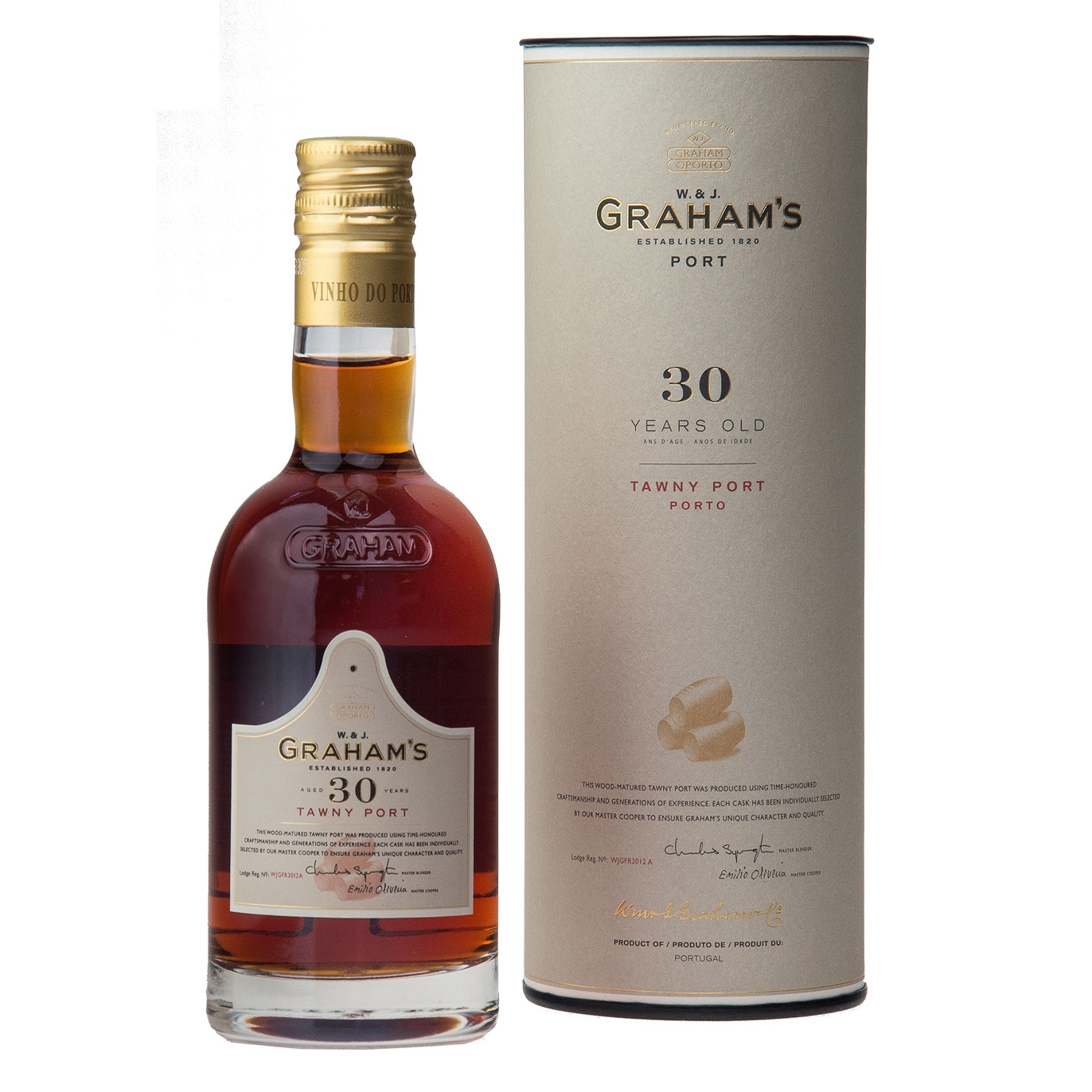 W & J Graham's 30 Year Old Tawny Port 200ml Port And Fortified Wine