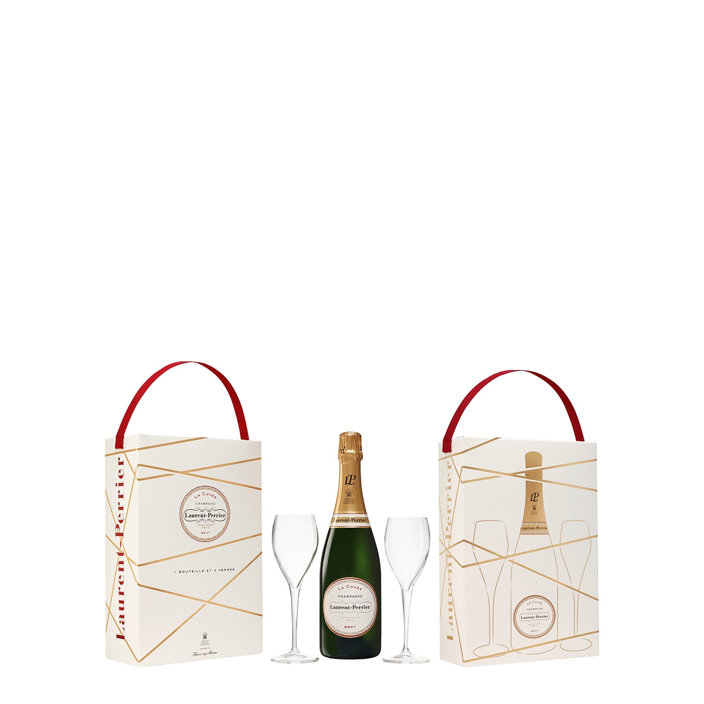 Laurent-perrier La Cuvée Champagne Flute Gift Set NV Sparkling Wine