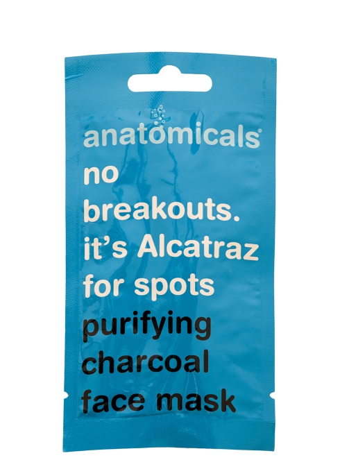 ANATOMICALS NO BREAKOUTS. IT'S ALCATRAZ FOR SPOTS CHARCOAL MASK 15ML,3004110