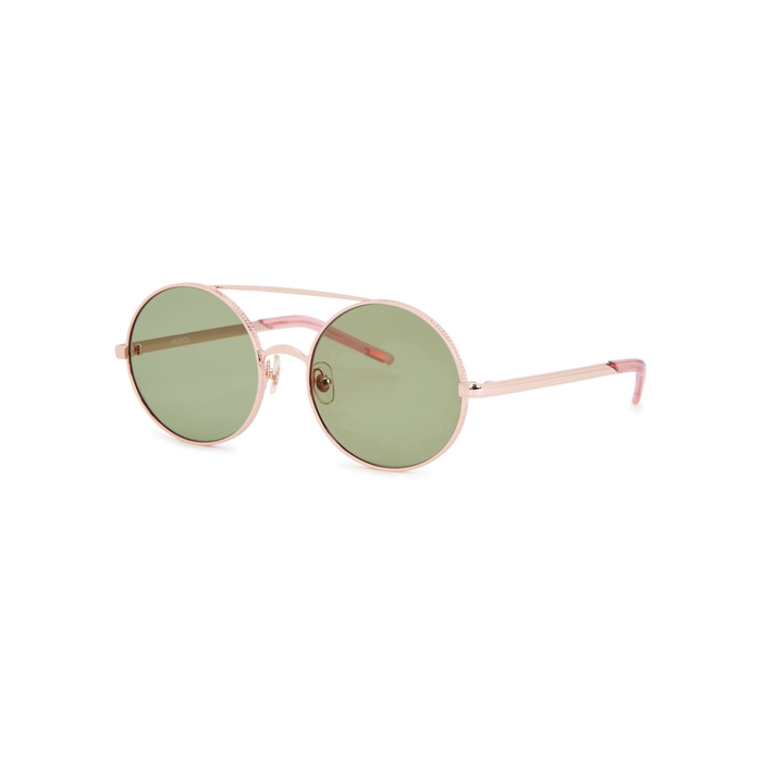 WILDFOX ACE ROSE GOLD-PLATED SUNGLASSES