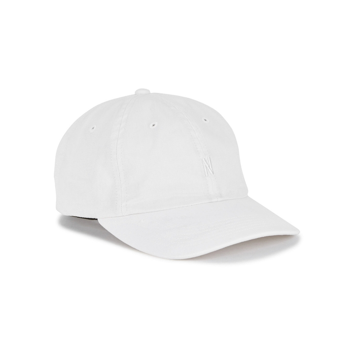 NORSE PROJECTS WHITE COTTON TWILL CAP