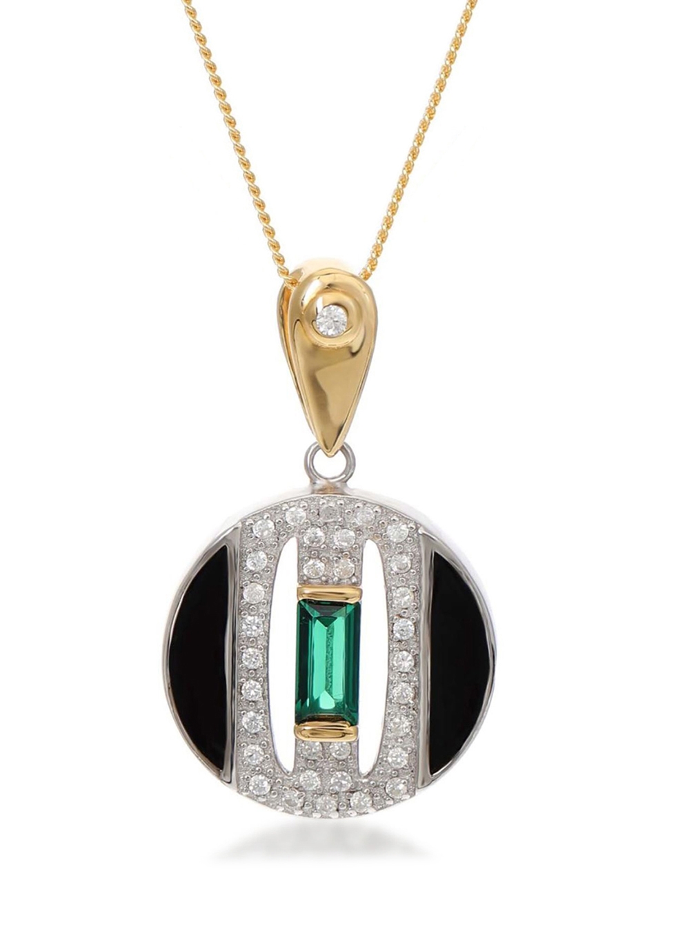 V by Laura Vann Daphne crystal-embellished necklace - Harvey Nichols