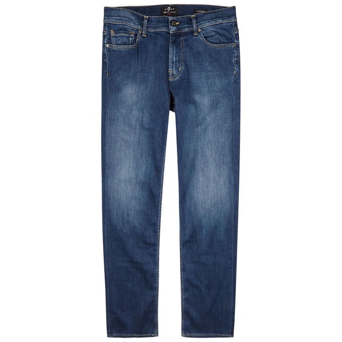 7 FOR ALL MANKIND LUXE PERFORMANCE STRAIGHT-LEG JEANS