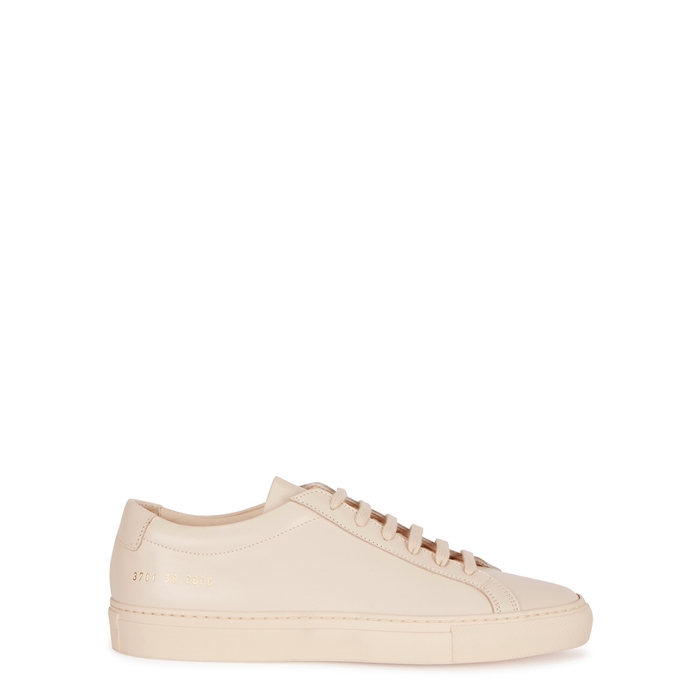 COMMON PROJECTS ORIGINAL ACHILLES BLUSH LEATHER TRAINERS