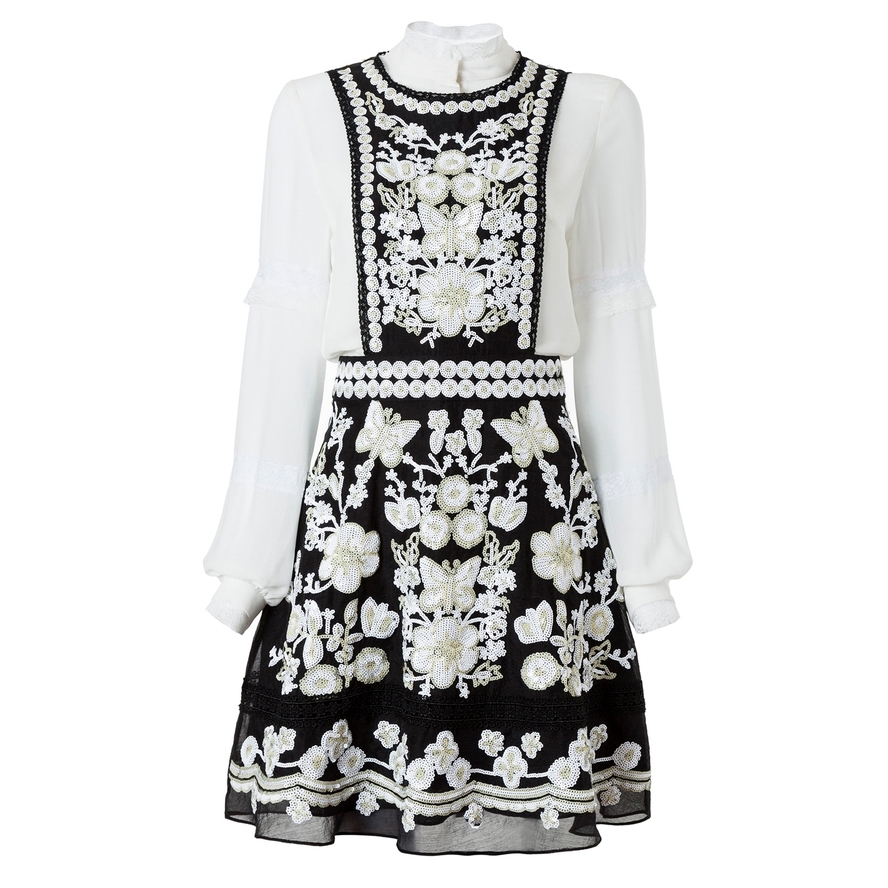 COMINO COUTURE BUTTERFLY PINAFORE DRESS