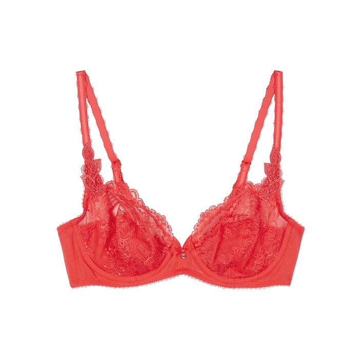 WACOAL CHRYSTALLE UNDERWIRED LACE BRA