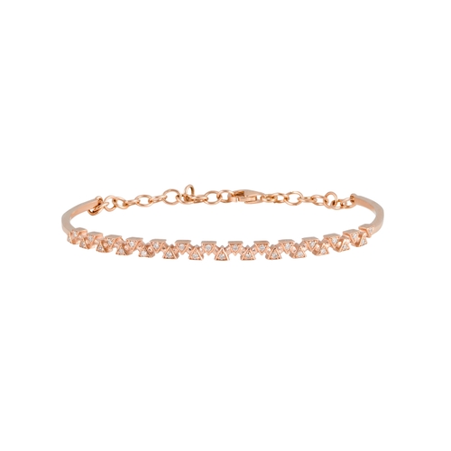 DAOU JEWELLERY SPARKS BANGLE ROSE GOLD,2616612