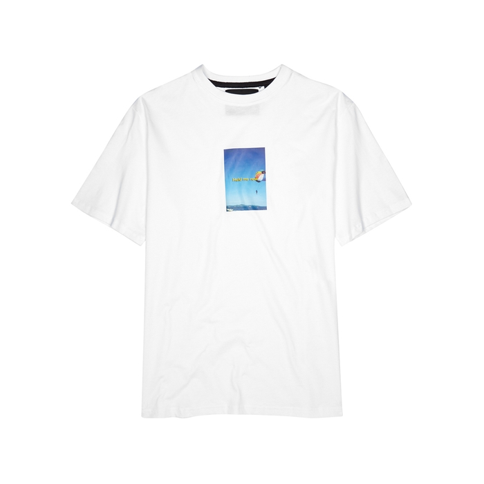 BLOOD BROTHER PAPER WHITE COTTON T-SHIRT