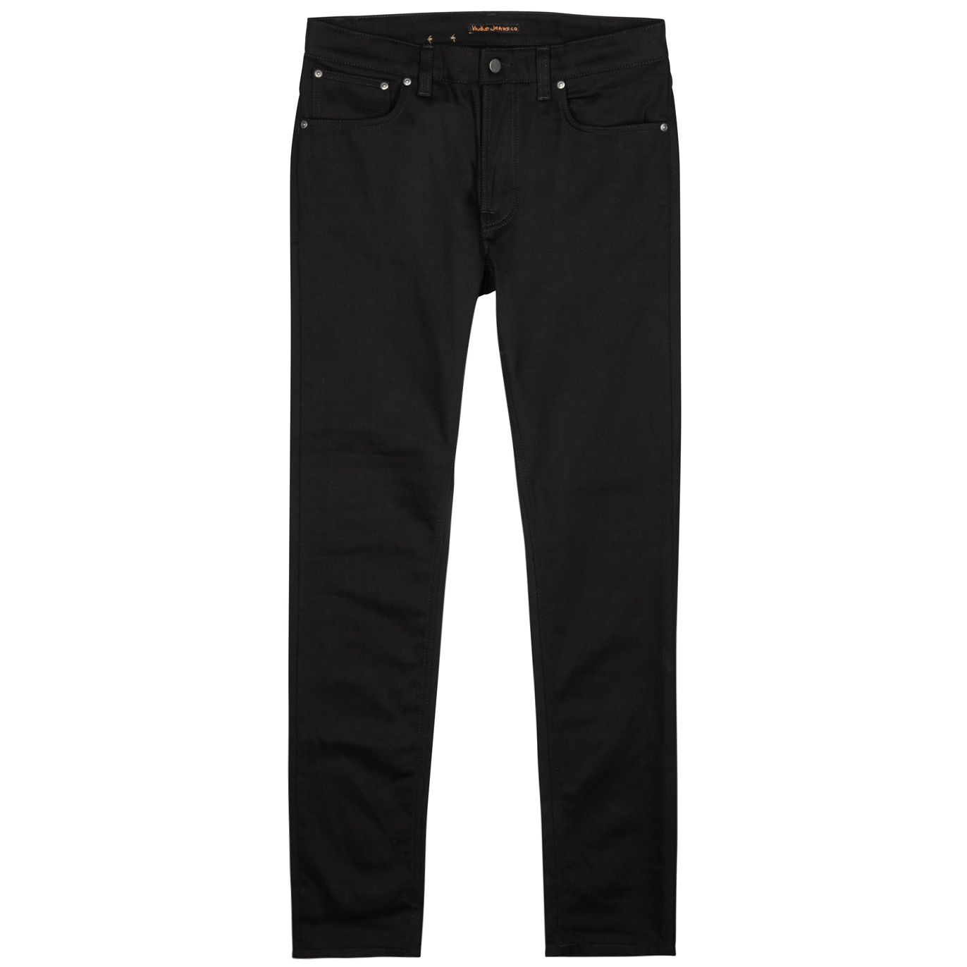 Nudie Jeans Lean Dean black slim-leg jeans - Harvey Nichols