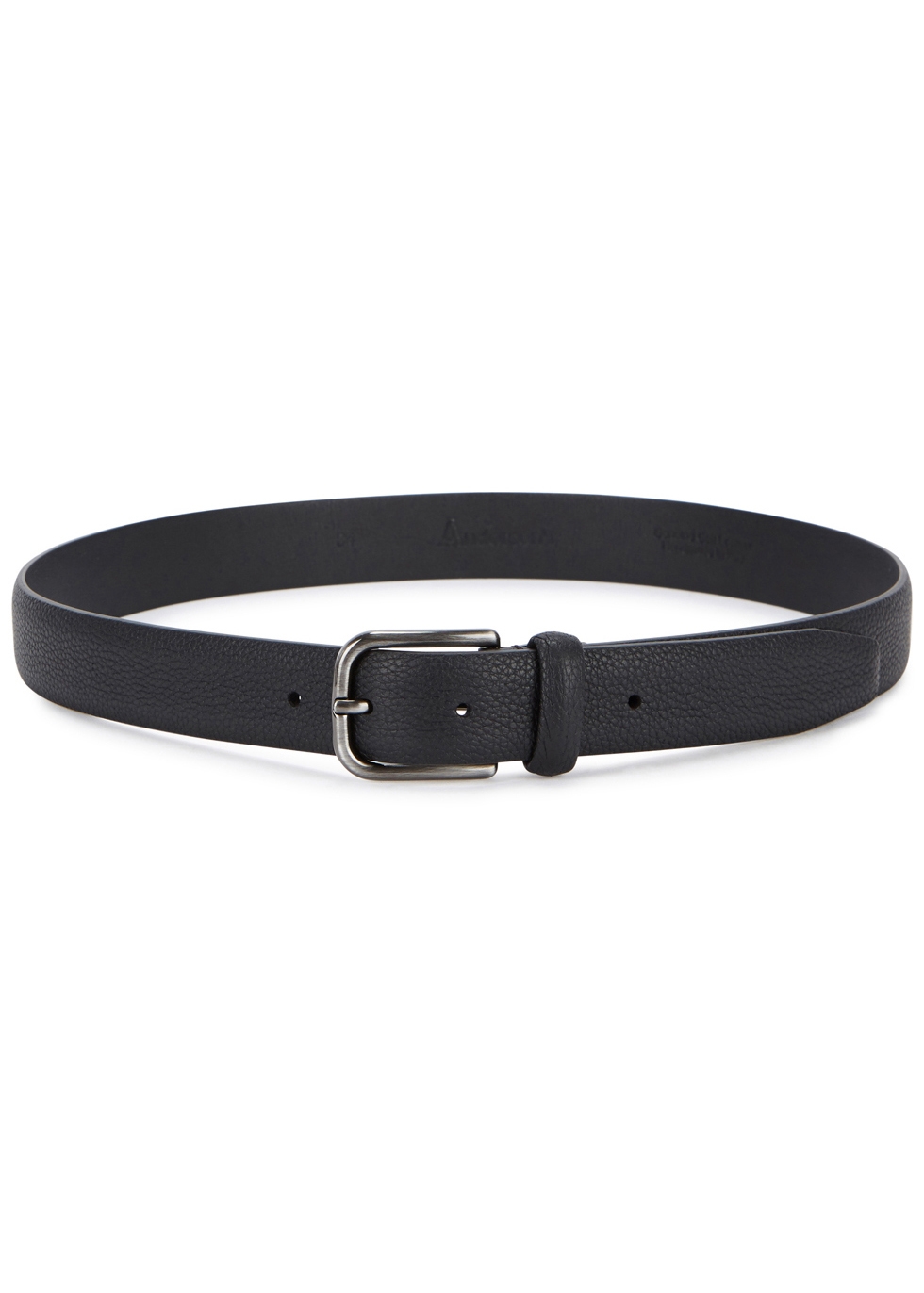 Anderson’s Black pebbled leather belt - Harvey Nichols